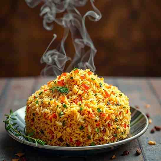 Kurdish Pilaf - Crispy Rice Pot Perfection